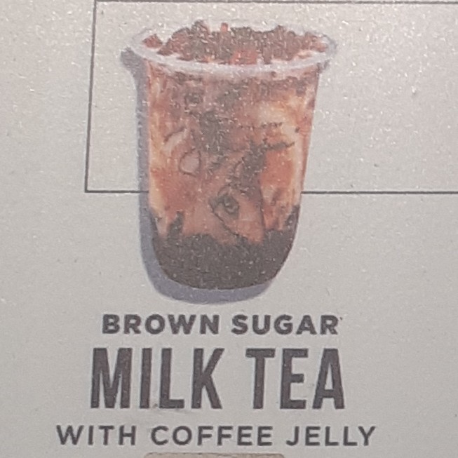 Brown Sugar MILK TEA With Cofee Jelly