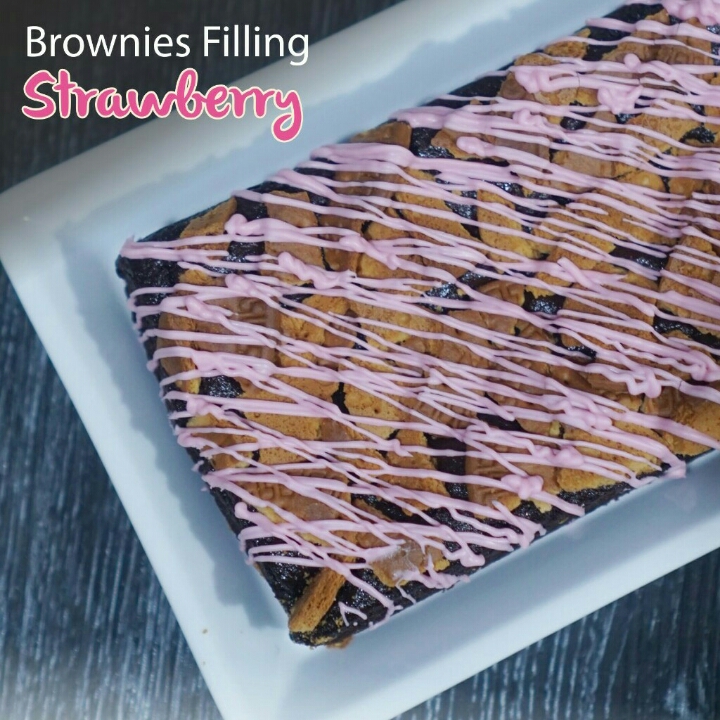 Brownies Filling Strawberry
