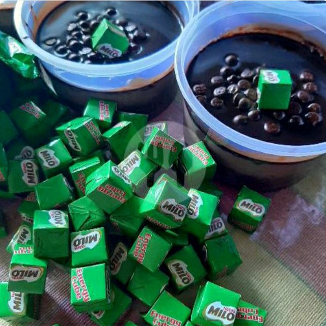 Brownis Puding Milo