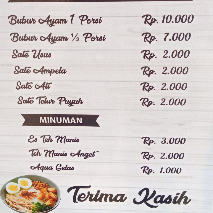 Bubur Ayam Cirebon 1 Porsi 5