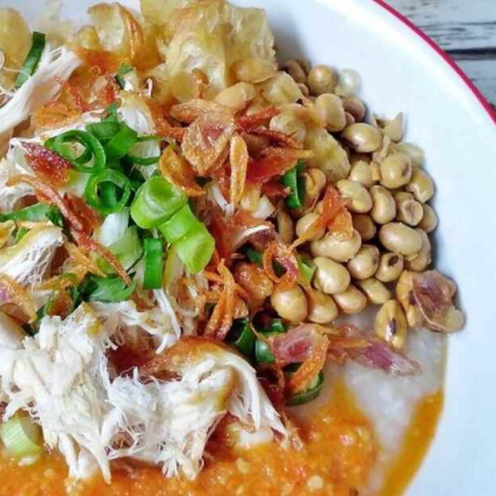 Bubur Ayam Setengah Porsi
