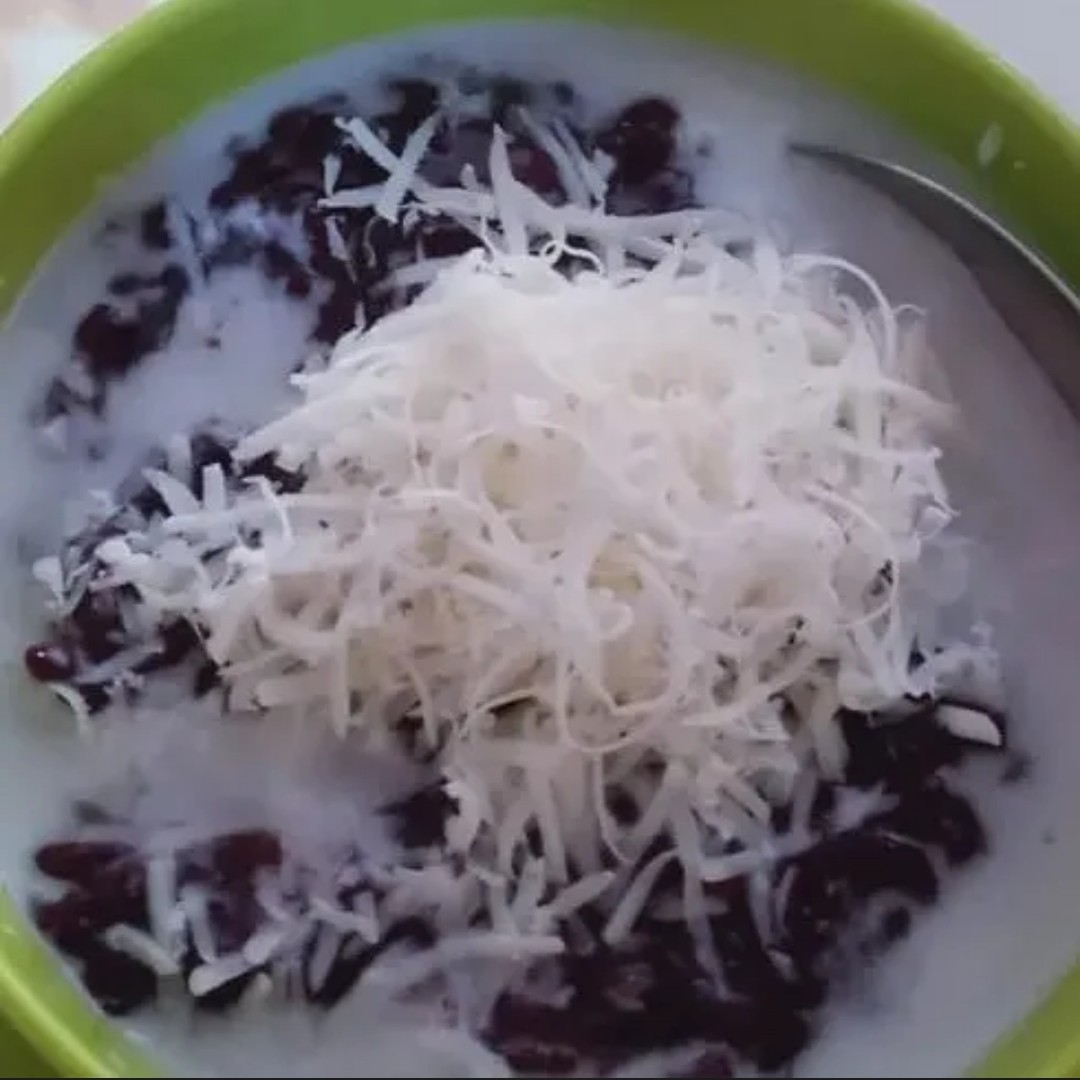 Bubur Ketan Hitam Keju