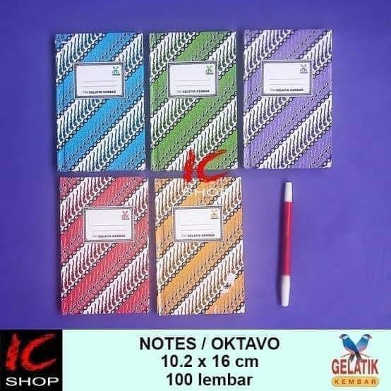 Buku Notes Cap Gelatik Kembar