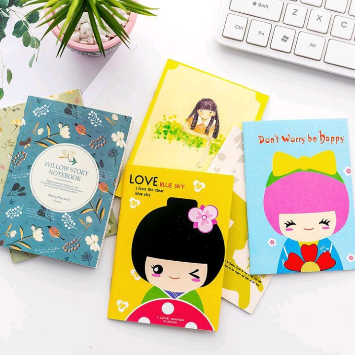 Buku tulis kartun