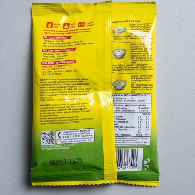 Bumbu Racik Sayur Sop Indofood 20gr 2