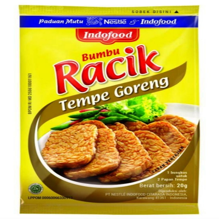 Bumbu Racik Tempe Goreng 1 Renteng