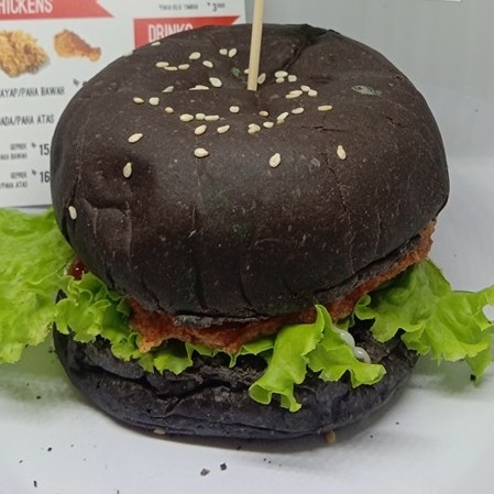 Burger adb  hitam