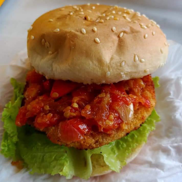 Burger Ayam Geprek