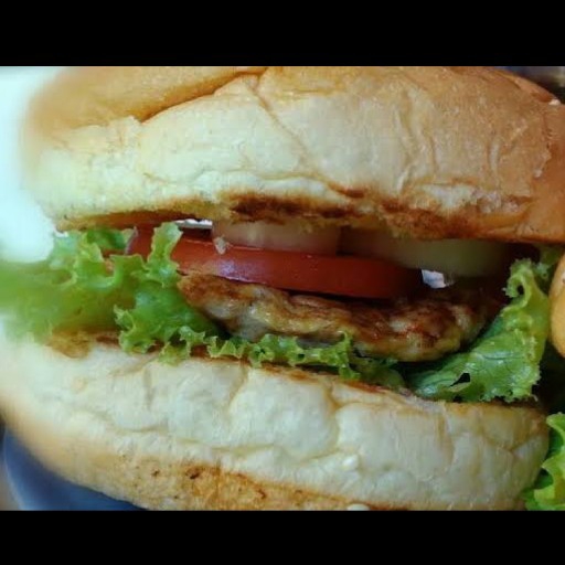 Burger Ayam Telur