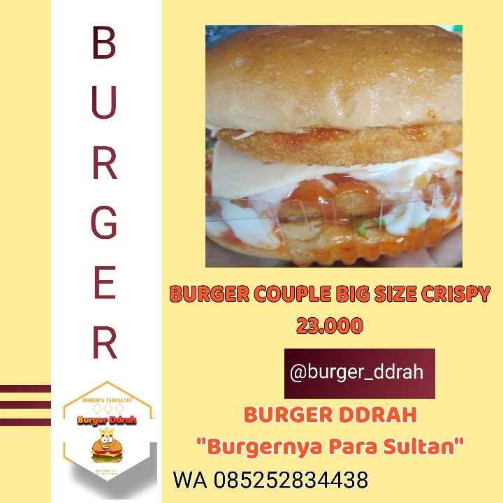 Burger Big Size Couple Ayam 