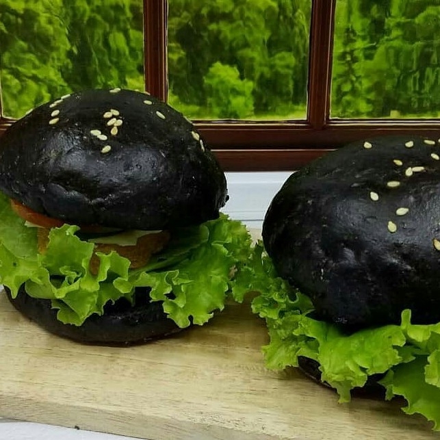 Burger Black Dan Rainbow