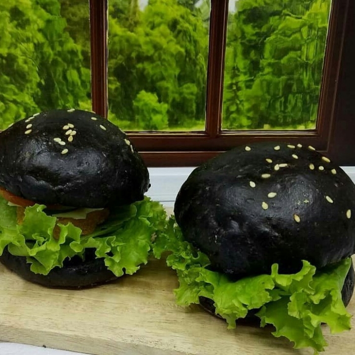Burger Black Dan Rainbow