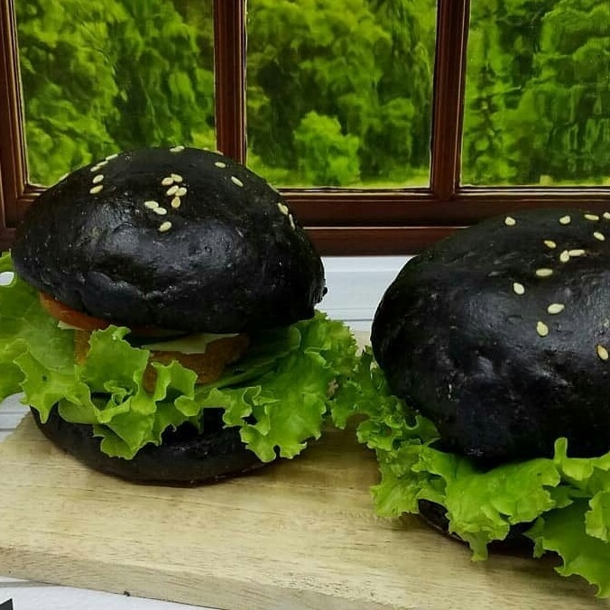 Burger Black Dan Rainbow