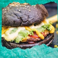 Burger Black Keju