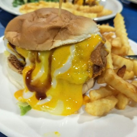 Burger Chiken Chop Keju