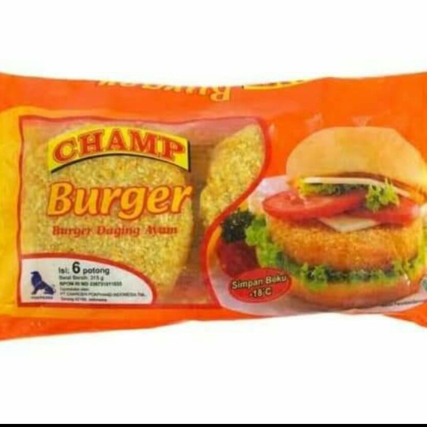 Burger Daging Ayam Champ