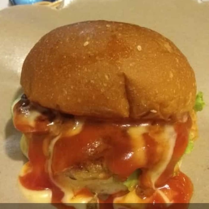 Burger Ayam Dan Keju