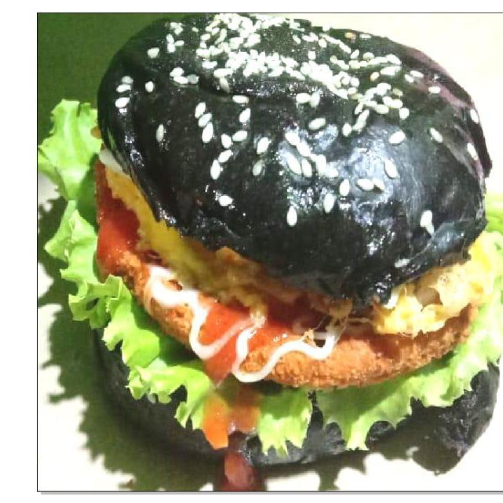 Burger Roti Coklat