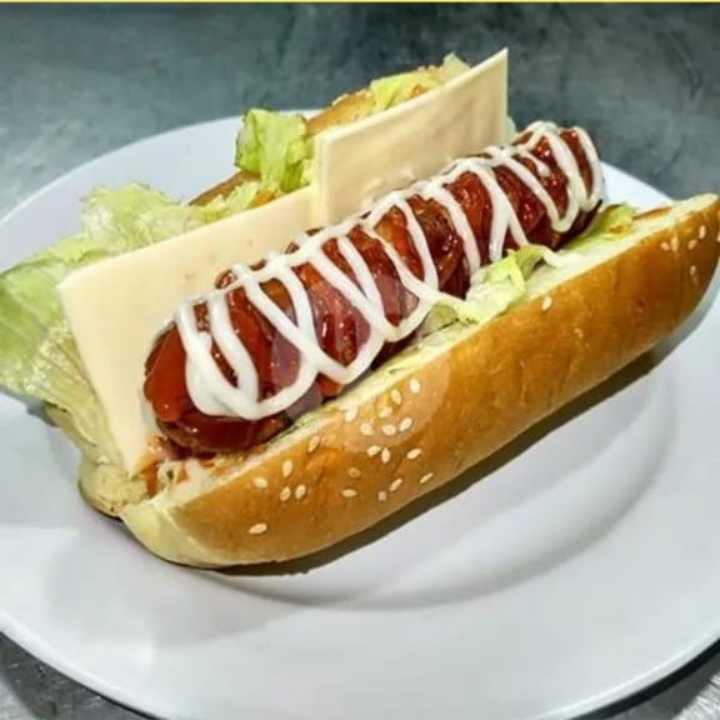 Burger Sosis keju