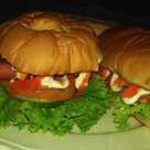 Burger Telur Stik Ayam