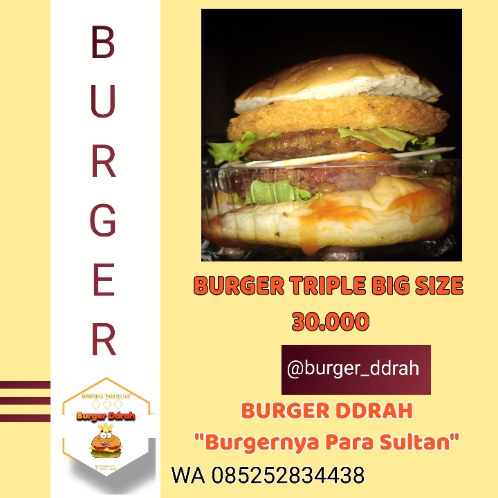 Burger Triple Big Size