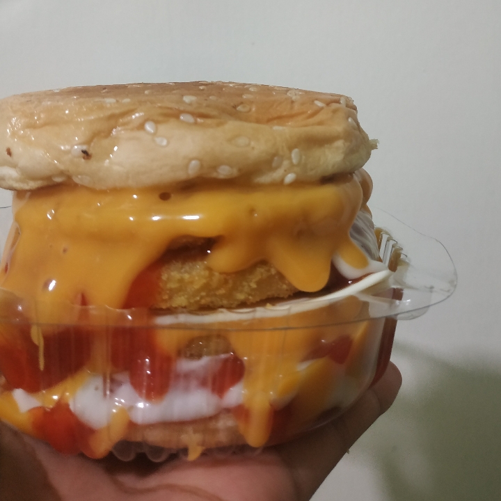 Burger Triple Krispy Extra Cheese 