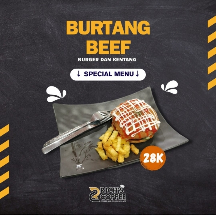 Burtang Beef - Burger Kentang 