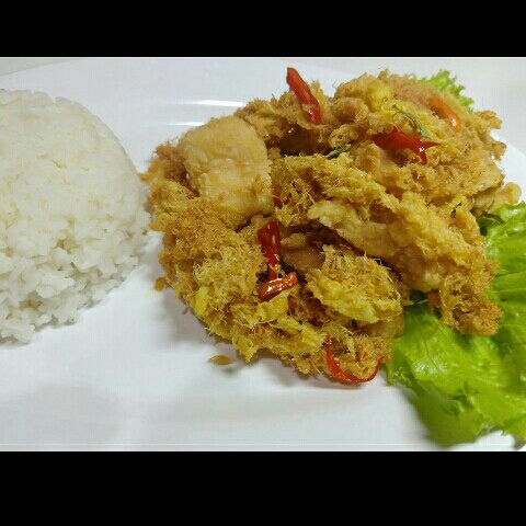 Butter Egg Chicken Plus Nasi 