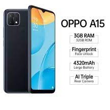 C10-- OPPO A15 RAM 3 GB ROM 32 GB  MERK  PER UNIT