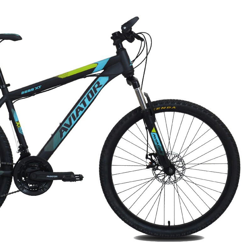 C10-SEPEDA AVIATOR TIPE MTB 26 AT 2689  XT HI-TEN STEEL  24 SPEED ME 3