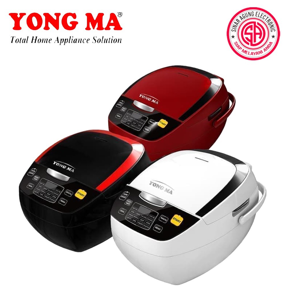 C12-- YONG MA RICE COOKER AUTANTIC 2 LITER RED MERK  PER UNIT