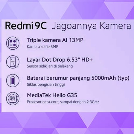 C12-REDMI 9C RAM 4 GB ROM 64 GB MERK PERUNIT 3
