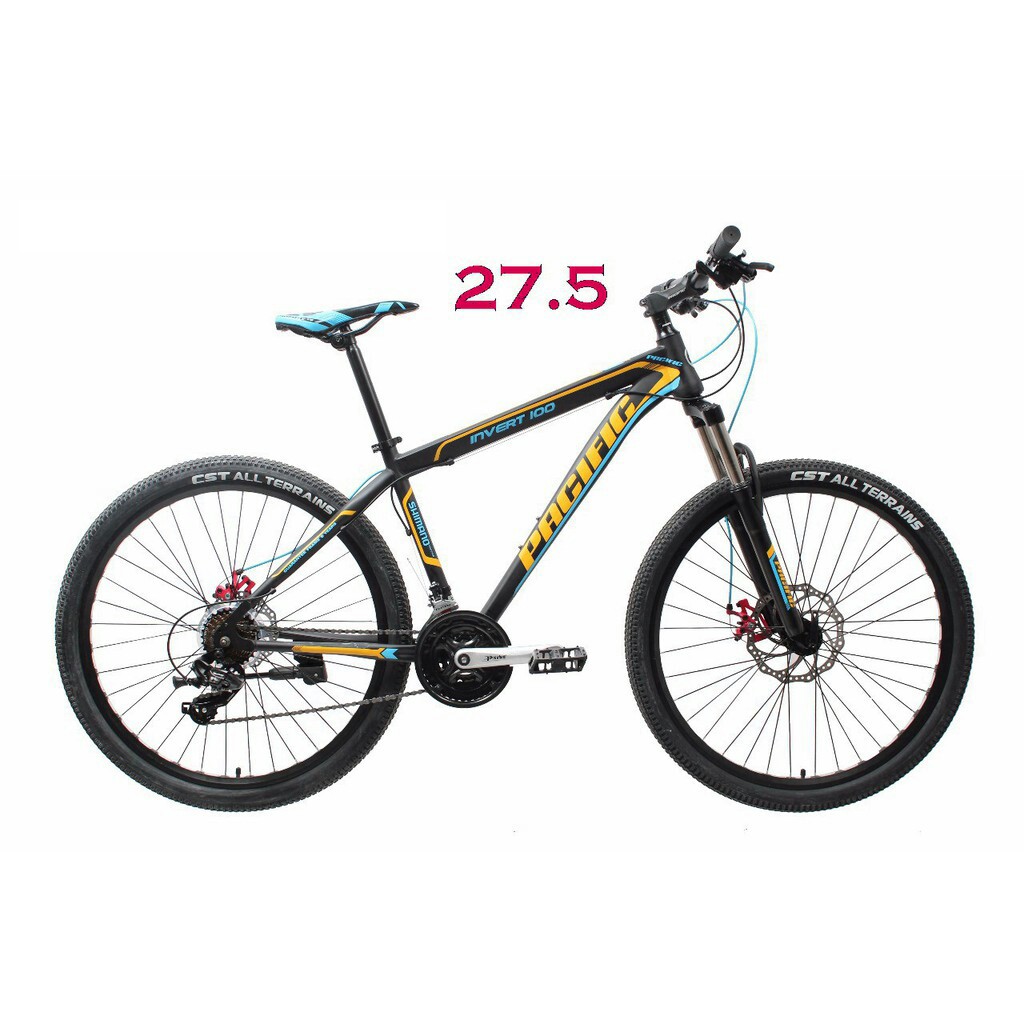 C12-SEPEDA MTB SEPEDA PACIFIC 275 MTB INVERT 100 FRAME BESI MERK PACI