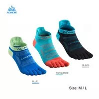 C3-- AONIJIE E4801 RUNNING TOE SOCKS 3 PAIR - KAOS JARI KAKI LARI SEPE