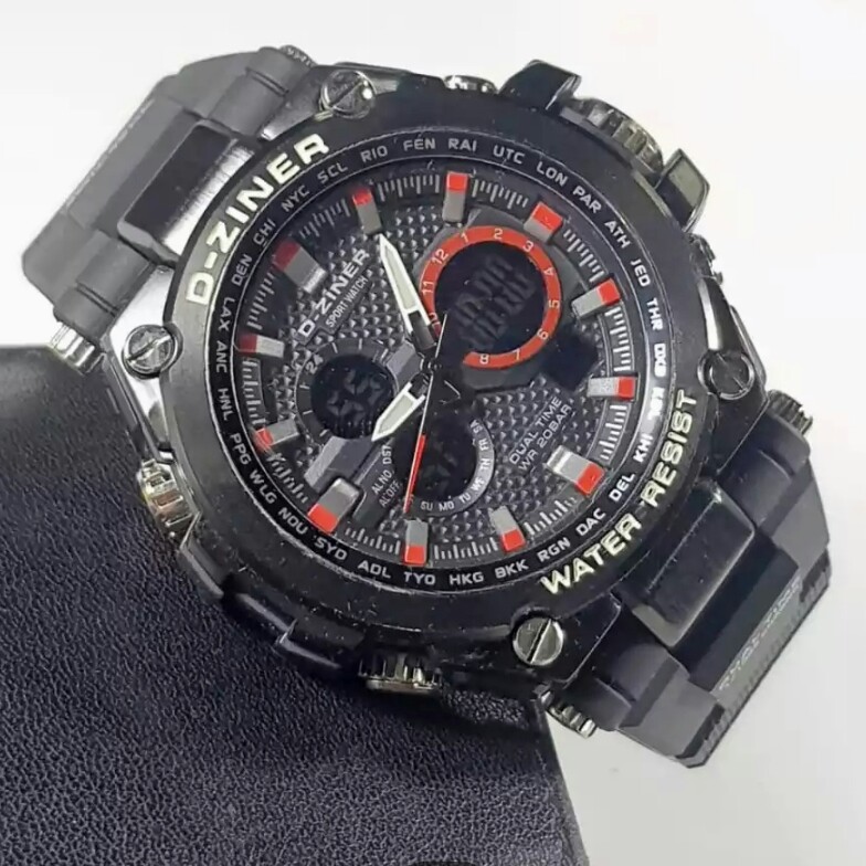 C3-- JAM TANGAN PRIA D-ZINNER TIPE 8107 MERK - PER UNIT 2