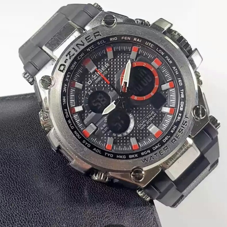 C3-- JAM TANGAN PRIA D-ZINNER TIPE 8107 MERK - PER UNIT 3