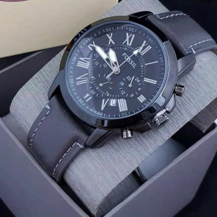 C3-- JAM TANGAN PRIA FOSSIL CHRONO CASUAL MERK - PER UNIT