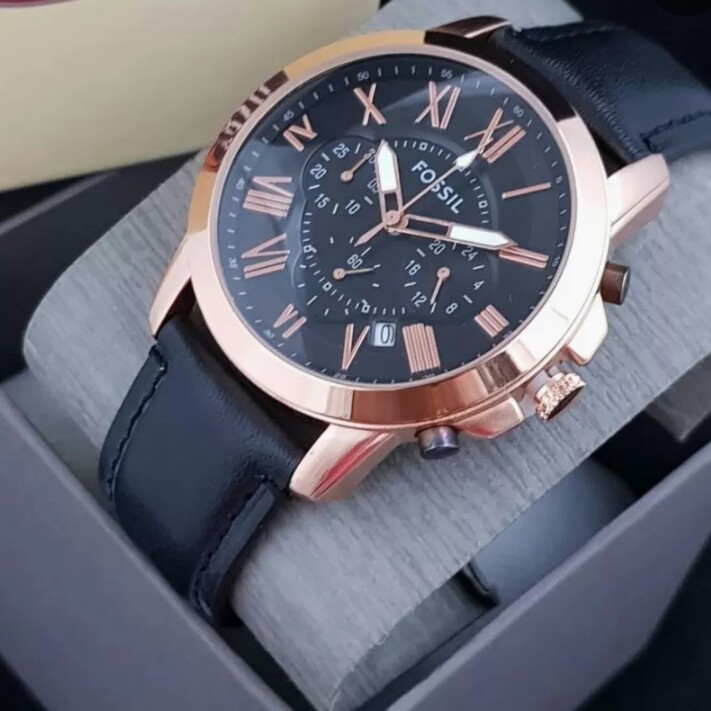 C3-- JAM TANGAN PRIA FOSSIL CHRONO CASUAL MERK - PER UNIT 3
