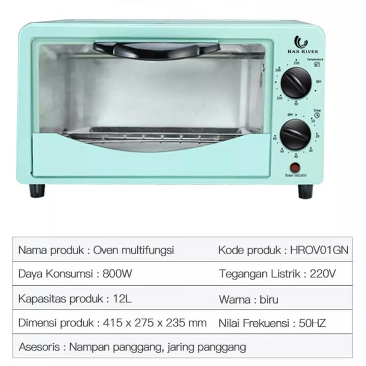 C3-- OVEN MULTIFUNGSI MERK HAN RIVER MERK - PER UNIT 3