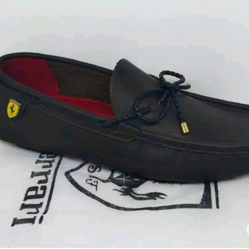 C3-- SEPATU PANSUS SLIP ON FERARRI PREFIUM MERK - PER UNIT