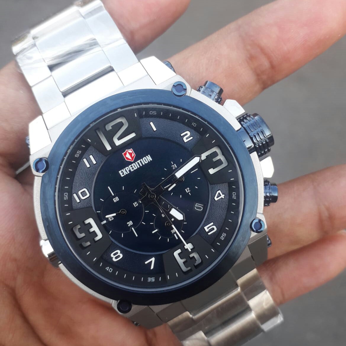 C3-JAM TANGAN PRIA EXPEDITION 6605 GARANSI MESIN 1 TAHUN MERK EXPEDIT