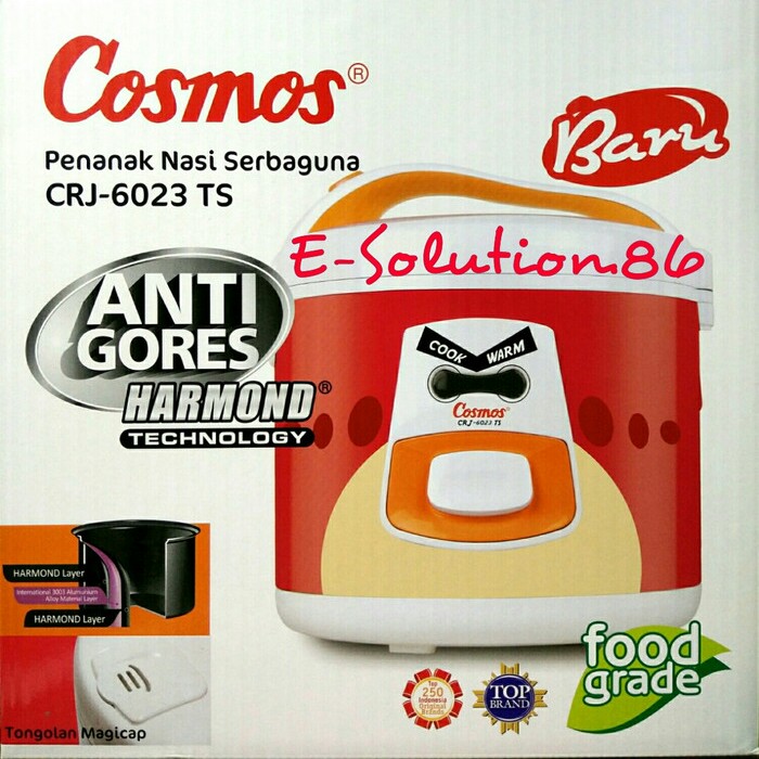 C3-MAGIC COM - RICE COOKER COSMOS ANTI GORES MERK COSMOS PER UNIT