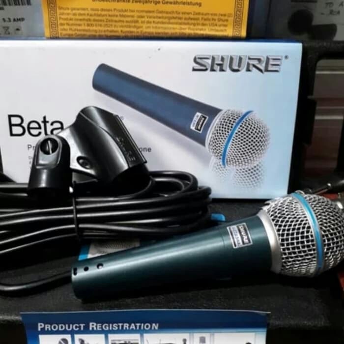 C3-MICROPHONE TALI SHURE BETA 58H MERK SHURE PER UNIT