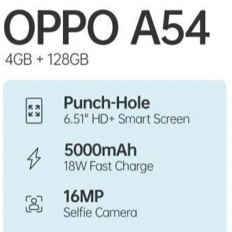 C3-OPPO A54 RAM 4 GB ROM 64 GB MERK PERUNIT 2