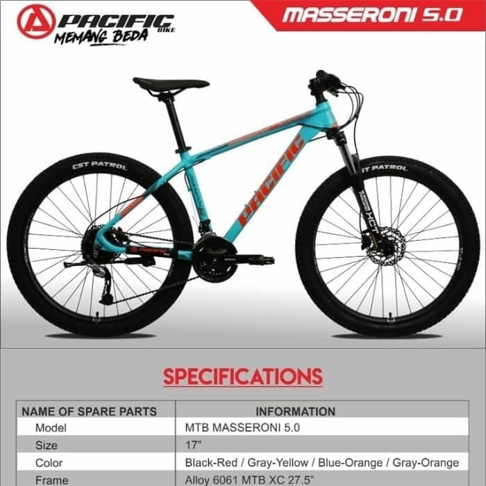 C3-SEPEDA MTB SEPEDA  MTB 275  PACIFIK CAMERON 5 0   MERK PACIFIC PER