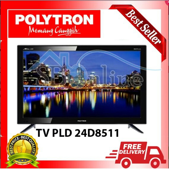 C3-TV POLYTRON 24 INCHI TIPE 24D8511 MOVIE MERK POLYTRON  PER UNIT