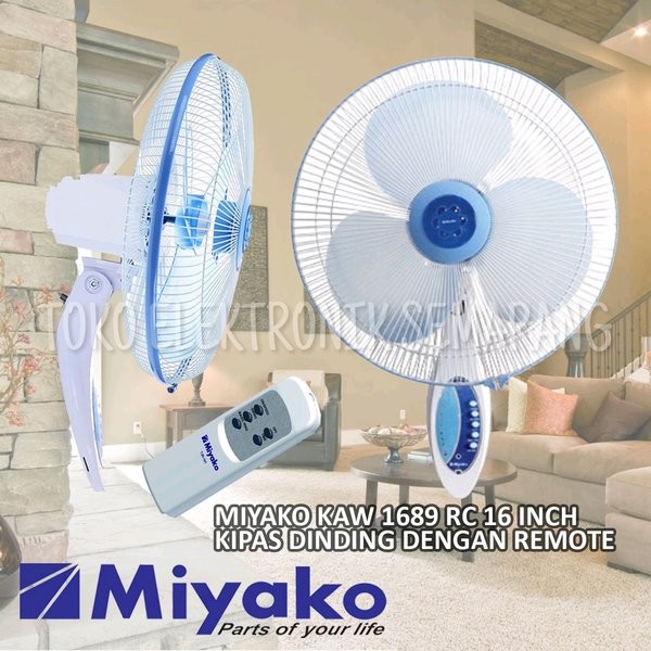 C6-- KIPAS ANGIN MIYAKO KAW - 1689 RC MERK  PER UNIT
