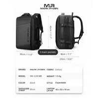 C6-- MARK RYDEN MR9299KR BACKPACK BAG USB - TAS RANSEL LAPTOP 17 - BLA