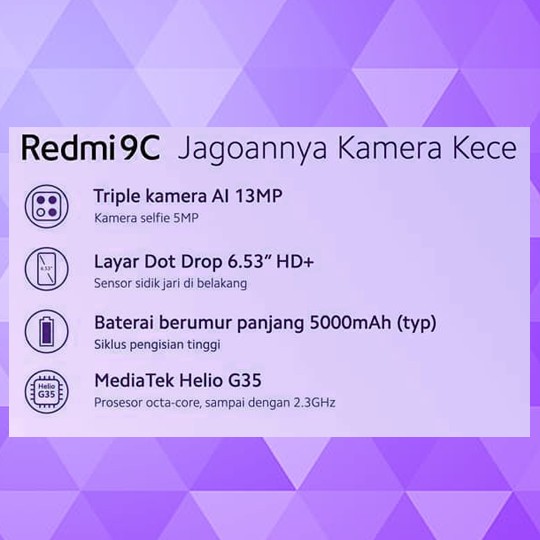 C6-REDMI 9C RAM 4 GB ROM 64 GB MERK PERUNIT 3