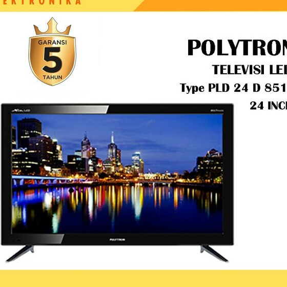 C6-TV POLYTRON 24 INCHI TIPE 24D8511 MOVIE MERK POLYTRON  PER UNIT